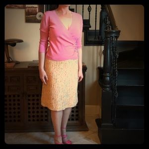 Chanel Spring Color Pop Confetti A-Line Skirt